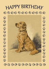 GOLDEN RETRIEVER DOG BIRTHDAY