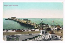 BRIGHTON POSTCARD - Palace Pier Brighton Sussex Vintage Postcard