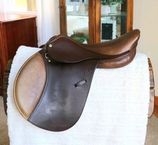17" R Pessoa XCH Rodrigo English Hunter/Jumper Saddle Adjustable Tree