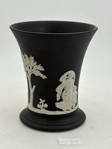 Wedgwood black jasperware - wedgwood, four