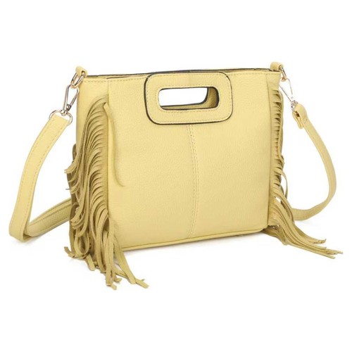 Ladies fringe tote bag - fringe, bag-cut-out