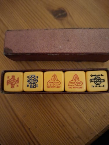 Vintage poker dice - poker, liars