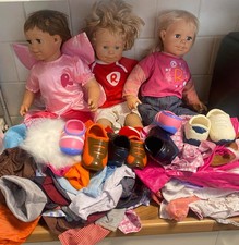 Vintage 24”smoby doll bundle