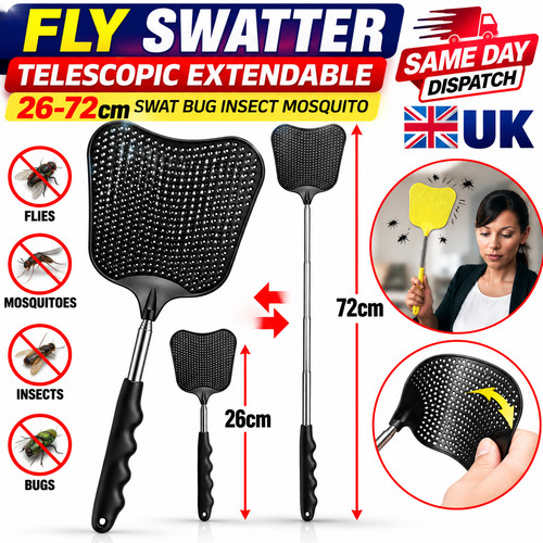 Fly swatter telescopic - fly,