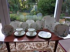 Very rare Lawleys of Regent Street china glass cups, saucers and plates