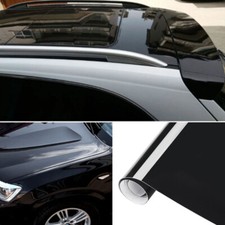 Black PVC Wrap Car Sticker Air/Bubble Free for Automobiles Home Furniture Decor