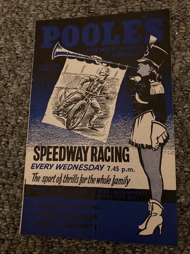 Speedway programme poole - speedway,