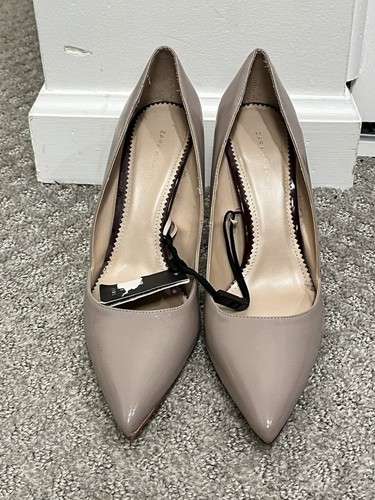 Zara nude patent leather - zara,