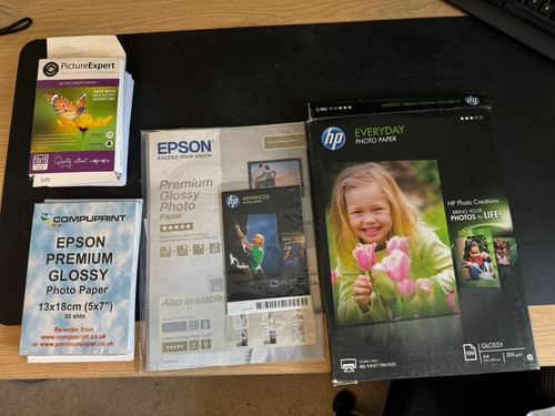 Photo paper job lot - over, 250+