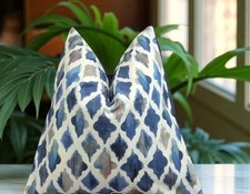 Navy Blue Moroccan Style Cushion Cover 50x50cm 