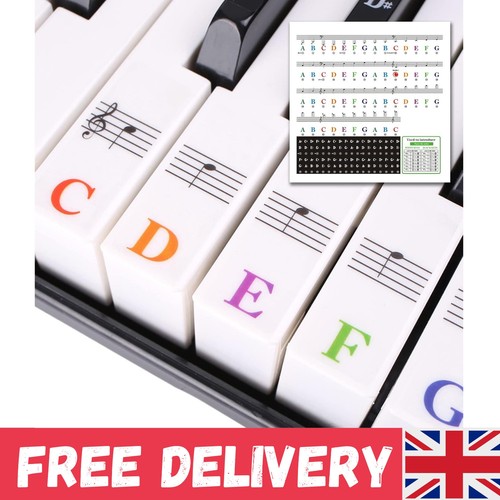 Piano keyboard stickers - piano,
