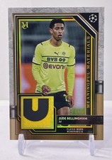 2021-22 TOPPS UEFA MUSEUM COLLECTION JUDE BELLINGHAM PLAYER WORN PATCH GOLD / 50