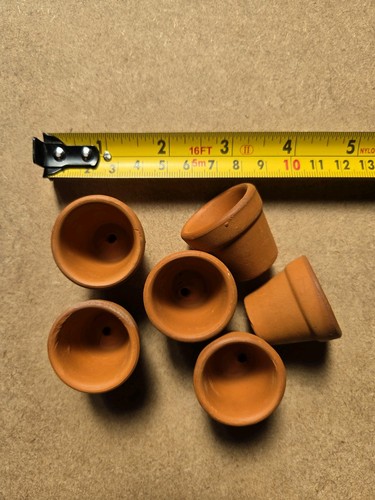 Miniature terracotta clay - terracotta, pots