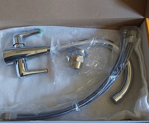 Chrome mono mixer kitchen tap - chrome,