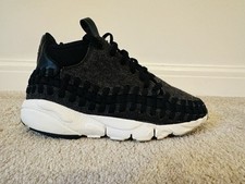 Nike Air Footscape woven chukka Black Grey White UK6 EU 40 US7 WORN ONCE