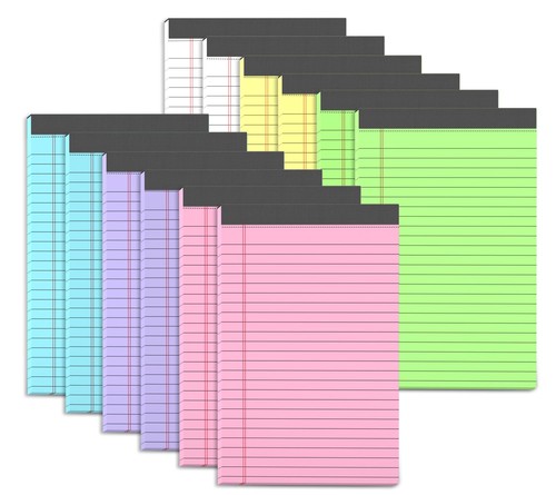 Pack legal pads 5x8 - 12,