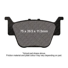 EBC M/cycle TT Brake Pads Rear