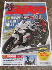 BIKE JAN 2013 TRIUMPH TRIPLE R HONDA CBR600F KAWASAKI ALASKA ARGENTINA ADVENTURE