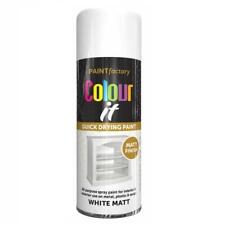 WHITE PRIMER AEROSOL SPRAY PAINT ALL-PURPOSE MATT PLASTIC WOOD METAL SPRAY 250ML