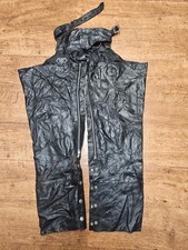 Diamond plate buffalo leather