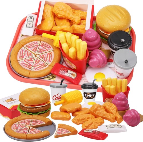Pieces play food toys - play,