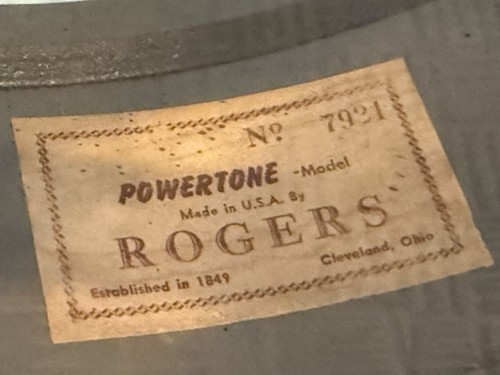 Rogers 1960 powertone - rogers, 1960’s
