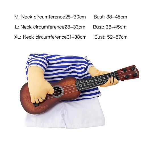 Pug guitar summer shirt - shirt, pet