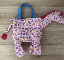FLORAL PONY HANDBAG Padded Cloth Horse shapped Bag by JOULES VGC