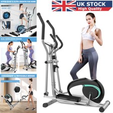 Magnetic Elliptical Cross Trainer Training Home Gym Workout Fitness Cardio UK