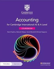 Cambridge International AS & A Level Accounting Coursebook with Digital Access (