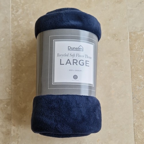 Dunelm recycled soft fleece - recycled,