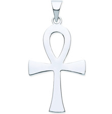 925 Solid Silver Ankh Cross -