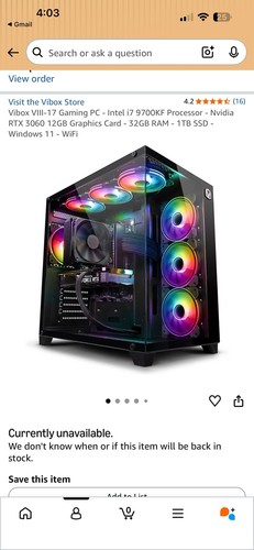 Vibox viii gaming intel - viii-17, pc