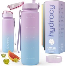 Hydracy Water Bottle with Time