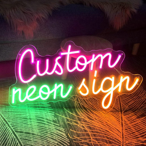 Custom name neon sign - custom,