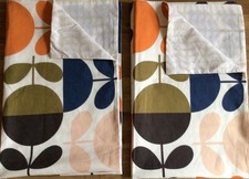 Patchwork Multi Orla Kiely 2 Housewife Pillowcases New Cup Flower Tiny Stem Leaf