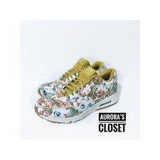 NIKE 6.5 Air Max 1 Ultra Milan City 747105-700 Floral Bronzine Summit White '14