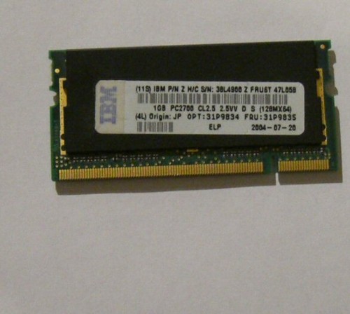 512mb ram memory ibm thinkpad - 512mb,