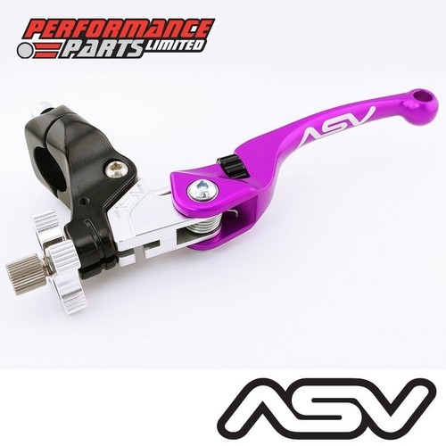 Asv purple long clutch - asv,