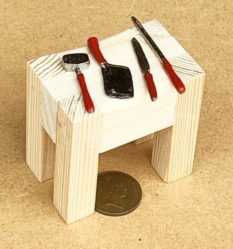Dolls house unpainted small - dolls,