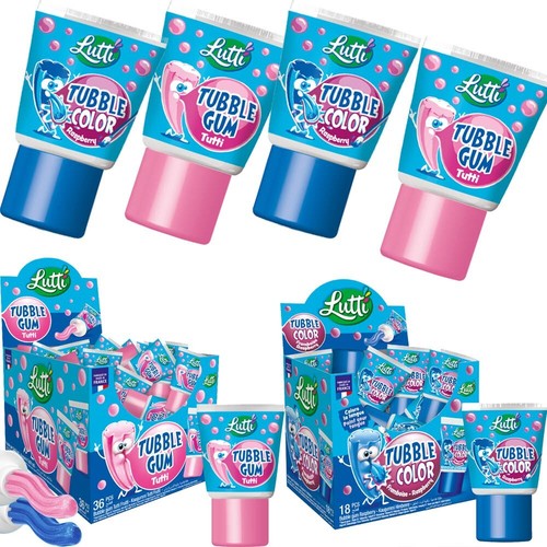 Lutti tubble gum 35g blue - tubble,