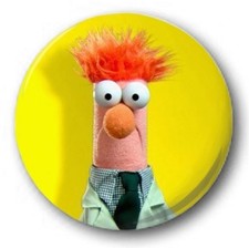 Beaker  25mm 1" Button Badge -