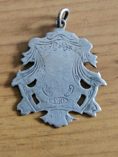 Edwardian silver watch fob - watch,