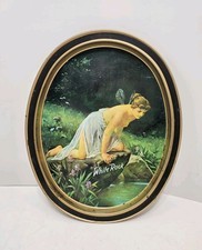 Vintage Boho White Rock Metal