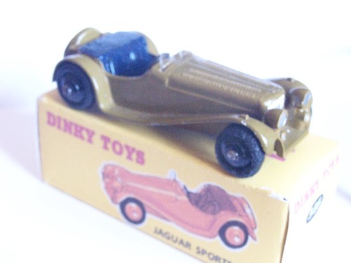 Dinky 38f jaguar sports car - dinky,