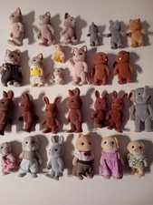 Sylvanian Families bundle of figures x 26 joblot, pettyfur, beaver, wildwood
