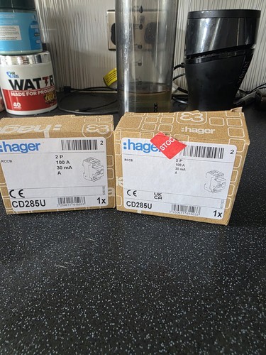 Hager 100a pole - 2,
