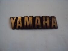 YAMAHA XS250 XS360 XS400 GOLD Fuel Tank Badge 1978 1979 1980 1981 1982 1983 1984