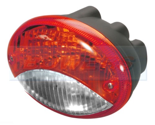 Oval rear fog reverse light - rear, fog/reverse