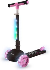 Zinc T-Motion Shine Kids Scooter for Ages 3+ – Three Wheeled Folding Boys & G